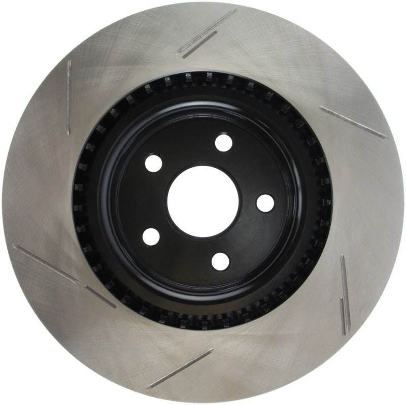 Stoptech - StopTech 12 - 18 Jeep Grand Cherokee SRT8 (380mm Front Disc) Front Left Slotted Sport Brake Rotor - Demon Performance