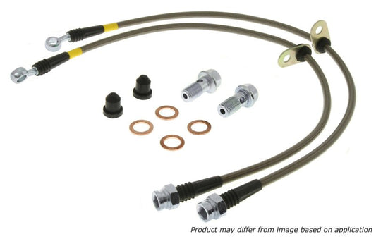 Stoptech - StopTech 2/89 - 96 Nissan 300ZX / 6/89 - 96 300ZX Turbo Stainless Steel Front Brake Lines - Demon Performance
