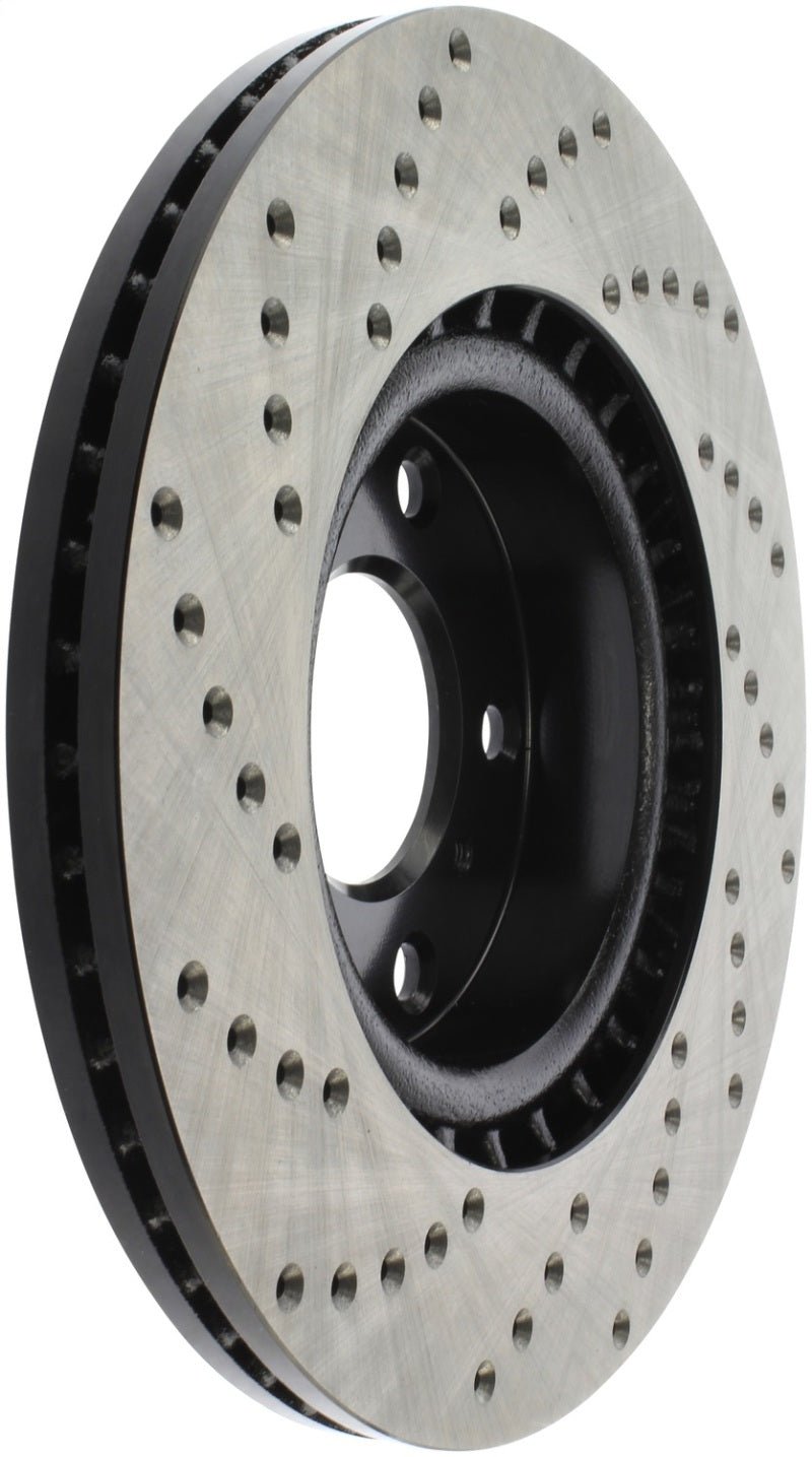 Stoptech - StopTech 8/02 - 03 Infiniti G35 Drilled Left Front Rotor - Demon Performance