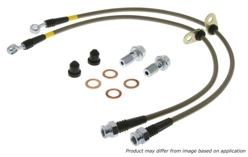 Stoptech - StopTech 89 - 1/98 Nissan 240SX Stainless Steel Front Brake Lines - Demon Performance