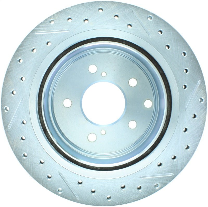 Stoptech - StopTech 89 - 96 Nissan 300ZX Select Sport Slotted & Drilled Right Rear Brake Rotor - Demon Performance
