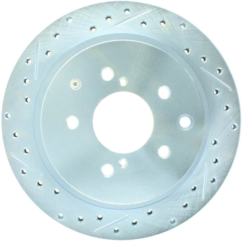 Stoptech - StopTech 89 - 96 Nissan 300ZX Select Sport Slotted & Drilled Right Rear Brake Rotor - Demon Performance