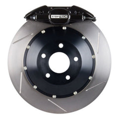 Stoptech - StopTech 90 - 96 300zx Rear BBK w/ Black ST - 22 Calipers Slotted 328x28 Rotors Pads and SS Lines - Demon Performance