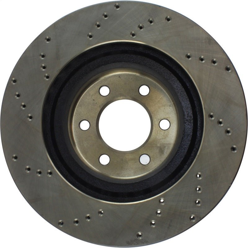 Stoptech - StopTech 92 - 02 Dodge Viper Drilled Front Left Cryo Rotor - Demon Performance