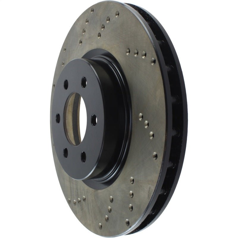 Stoptech - StopTech 92 - 02 Dodge Viper Drilled Front Right Cryo Rotor - Demon Performance