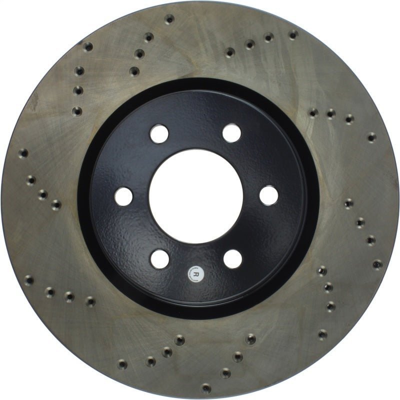 Stoptech - StopTech 92 - 02 Dodge Viper Drilled Front Right Cryo Rotor - Demon Performance
