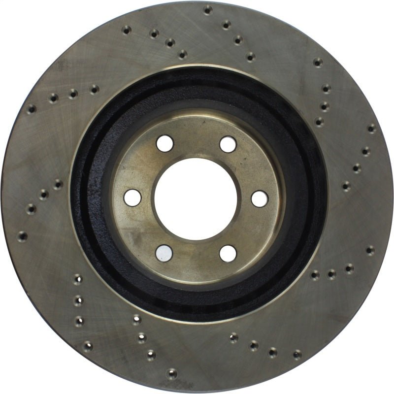 Stoptech - StopTech 92 - 02 Dodge Viper Drilled Front Right Cryo Rotor - Demon Performance