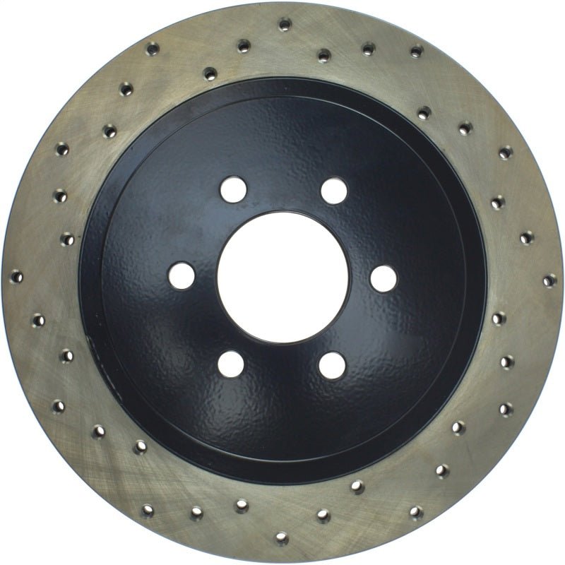 Stoptech - StopTech 92 - 02 Dodge Viper Drilled Rear Right Cryo Rotor - Demon Performance