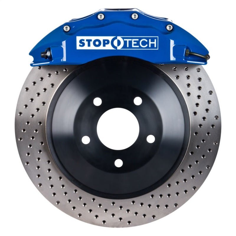 Stoptech - StopTech Chrysler 300C Front Touring 1 - Piece BBK w/ Blue ST - 60 Calipers Slotted Rotor - Demon Performance