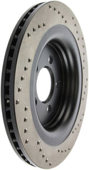 Stoptech - StopTech Cross Drilled Sport Brake Rotor - 2015 Ford Mustang - Rear Right - Demon Performance