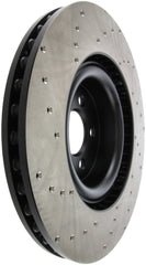 Stoptech - StopTech Cross Drilled Sport Brake Rotor - 2015 Ford Mustang w/ Brembo - Front Left - Demon Performance