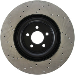 Stoptech - StopTech Cross Drilled Sport Brake Rotor - 2015 Ford Mustang w/ Brembo - Front Left - Demon Performance
