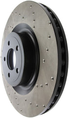 Stoptech - StopTech Cross Drilled Sport Brake Rotor - 2015 Ford Mustang w/ Brembo - Front Left - Demon Performance