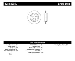 Stoptech - StopTech Drilled Sport Brake Rotor 11 - 17 Jeep Grand Cherokee (Excludes SRT8) - Demon Performance