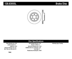 Stoptech - StopTech Drilled Sport Brake Rotor - Demon Performance