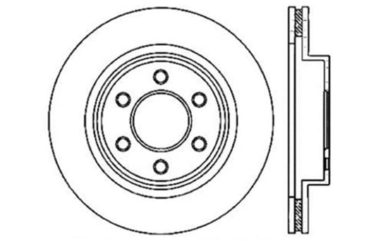 Stoptech - StopTech Drilled Sport Brake Rotor - Demon Performance