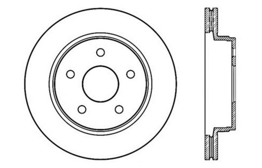 Stoptech - StopTech Drilled Sport Brake Rotor - Demon Performance