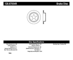 Stoptech - StopTech Drilled Sport Brake Rotor - Demon Performance
