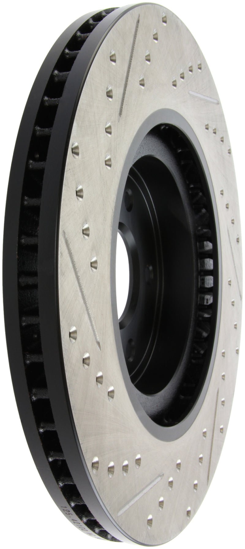 Stoptech - StopTech Infiniti G37 / Nissan 370Z SportStop Slotted & Drilled Front Left Rotor - Demon Performance