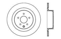 Stoptech - StopTech Nissan 370z / Infiniti G37 SportStop Drilled Rear Left Rotor - Demon Performance