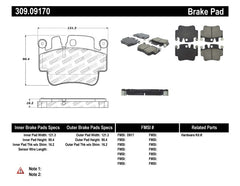 Stoptech - StopTech Performance 00 - 07 Porsche Boxster S / 06 - 07 Cayman / 99 - 05 911 Carrera Front Brake Pads - Demon Performance