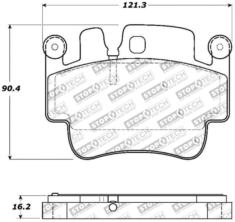 Stoptech - StopTech Performance 00 - 07 Porsche Boxster S / 06 - 07 Cayman / 99 - 05 911 Carrera Front Brake Pads - Demon Performance
