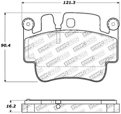 Stoptech - StopTech Performance 00 - 07 Porsche Boxster S / 06 - 07 Cayman / 99 - 05 911 Carrera Front Brake Pads - Demon Performance