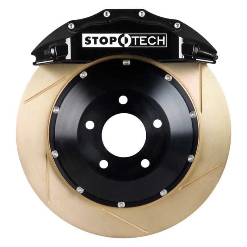 Stoptech - StopTech Porsche 911 05 - 10 Carrera Front BBK ST - 60 Caliper Black / 2pc Zinc Slotted 380x32mm Rotor - Demon Performance