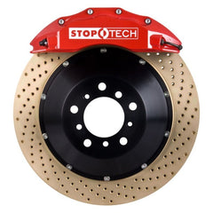 Stoptech - StopTech Porsche 911 05 - 10 Carrera Front BBK ST - 60 Caliper Red / 2pc Zinc Drilled 380x32mm Rotor - Demon Performance