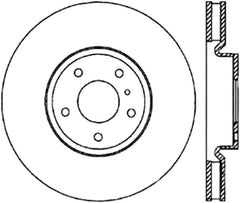 Stoptech - StopTech Power Slot 03 - 07 350z/ 03 - 04 G35 w/ Brembo SportStop CRYO Slotted Front Right Rotor - Demon Performance