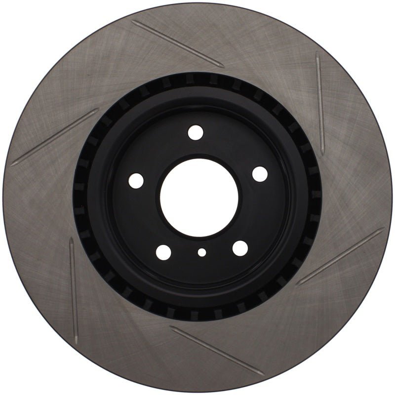 Stoptech - StopTech Power Slot 03 - 07 350z/ 03 - 04 G35 w/ Brembo SportStop Slotted Front Right Rotor - Demon Performance