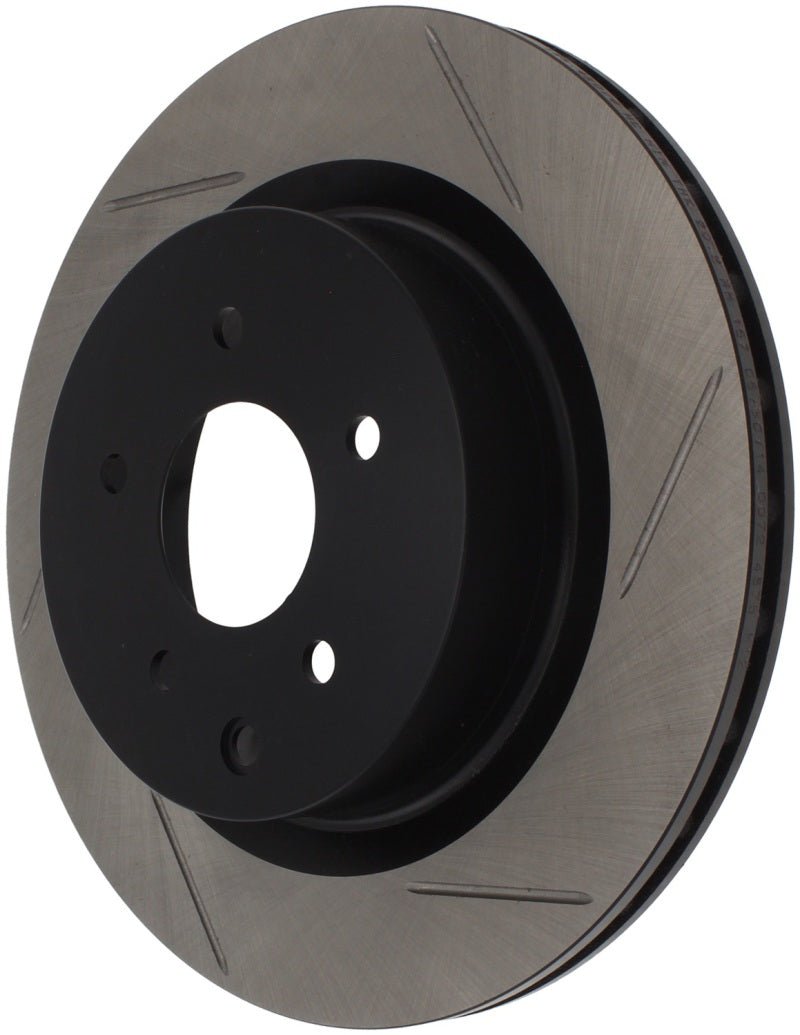 Stoptech - StopTech Power Slot 03 - 07 350z/ 03 - 04 G35 w/ Brembo SportStop Slotted Rear Left Rotor - Demon Performance