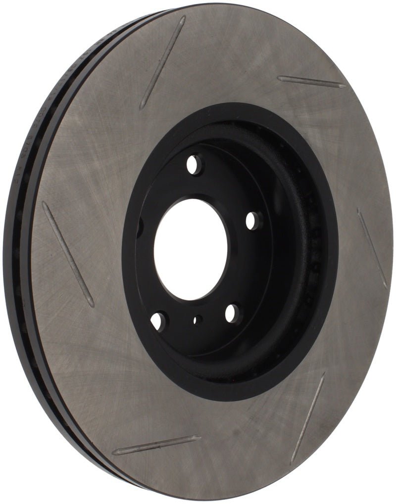 Stoptech - StopTech Power Slot 06 - 07 350Z / 05 - 07 G35 / 06 - 07 G35X SportStop Slotted Front Left Rotor - Demon Performance