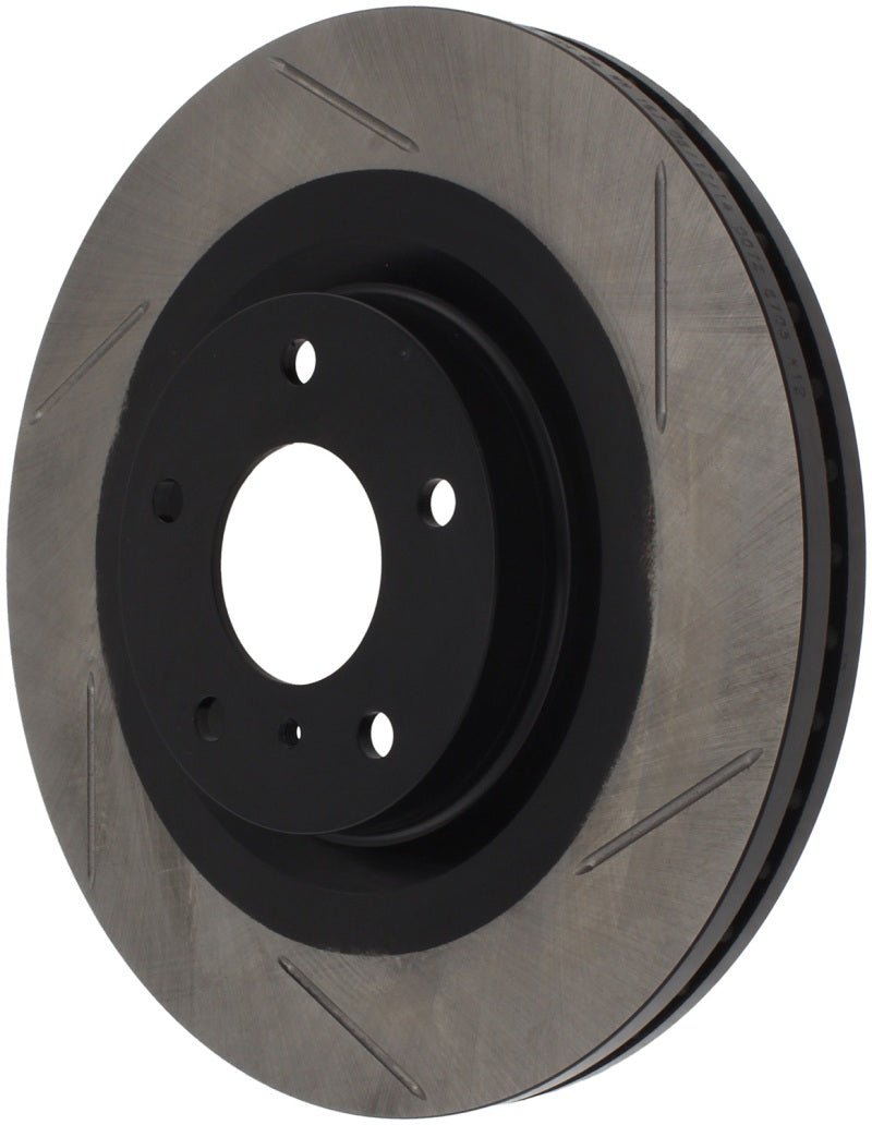 Stoptech - StopTech Power Slot 06 - 07 350Z / 05 - 07 G35 / 06 - 07 G35X SportStop Slotted Front Right Rotor - Demon Performance