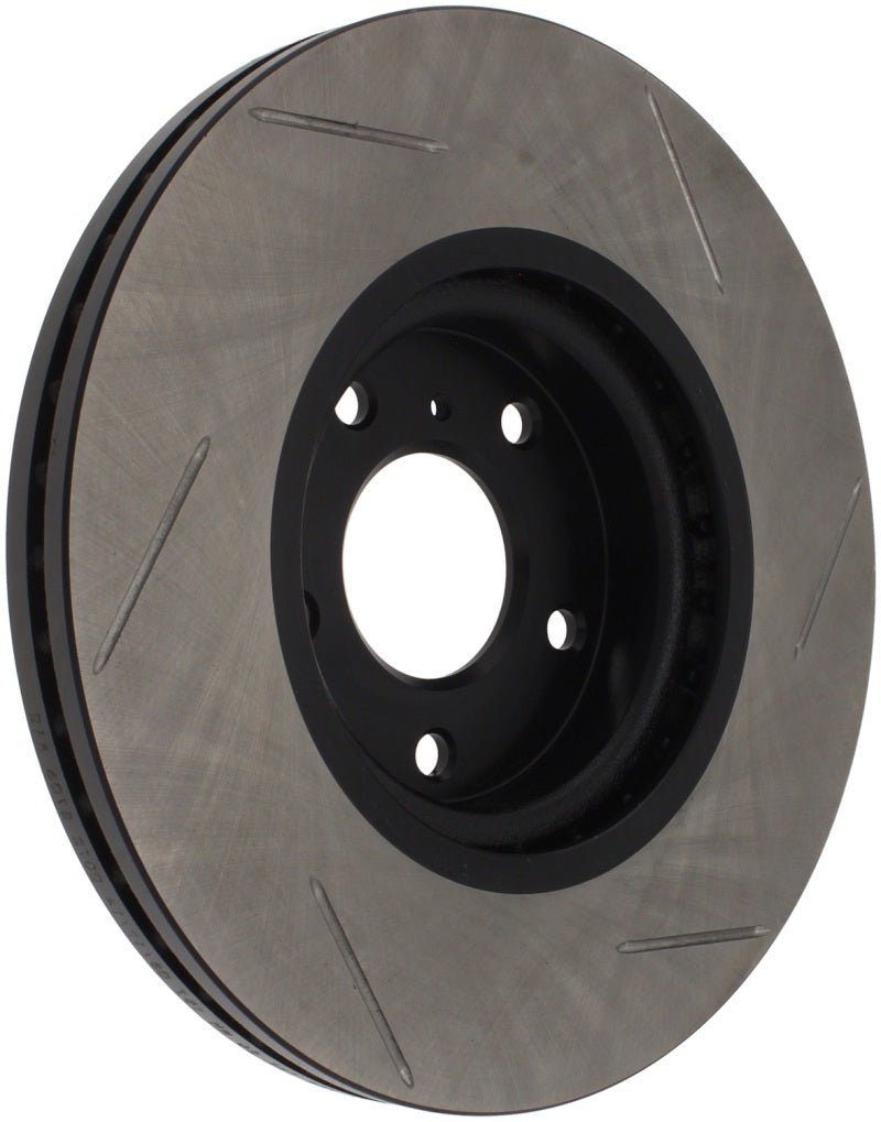 Stoptech - StopTech Power Slot 06 - 07 350Z / 05 - 07 G35 / 06 - 07 G35X SportStop Slotted Front Right Rotor - Demon Performance