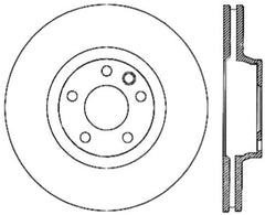 Stoptech - StopTech Power Slot 07 - 10 Audi Q7 / 03 - 10 Porsche Cayenne Cryo Right Front Slotted Rotor - Demon Performance
