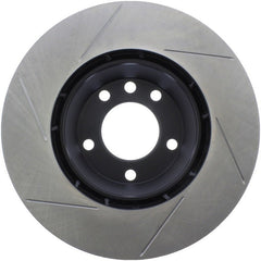 Stoptech - StopTech Power Slot 07 - 10 Audi Q7 / 03 - 10 Porsche Cayenne Left Front Slotted Rotor - Demon Performance