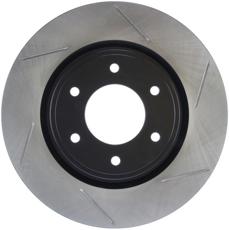 Stoptech - StopTech Power Slot 08 - 09 Infiniti QX4/QX56 / 07 - 09 Nissan Armada Left Front Slotted Rotor - Demon Performance