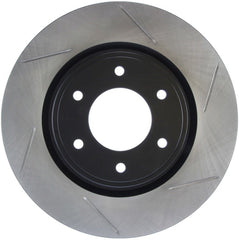 Stoptech - StopTech Power Slot 08 - 09 Infiniti QX4/QX56 / 07 - 09 Nissan Armada Left Front Slotted Rotor - Demon Performance