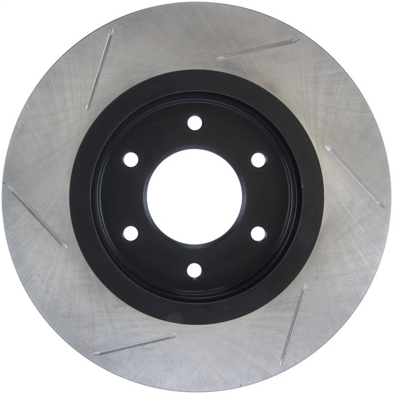 Stoptech - StopTech Power Slot 08 - 09 Infiniti QX4/QX56 / 07 - 09 Nissan Armada Left Front Slotted Rotor - Demon Performance