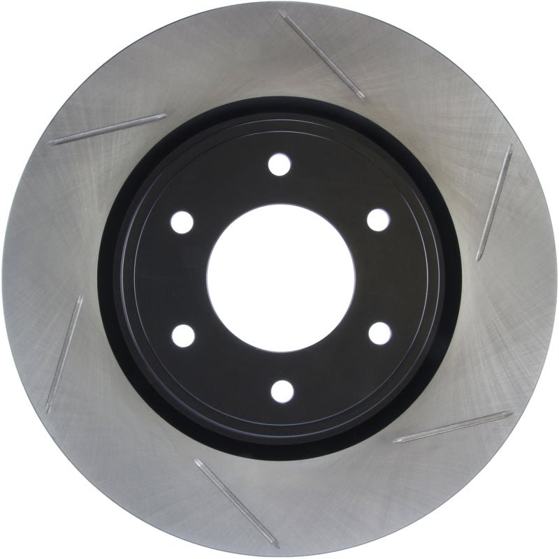 Stoptech - StopTech Power Slot 08 - 09 Infiniti QX4/QX56 / 07 - 09 Nissan Armada Left Front Slotted Rotor - Demon Performance