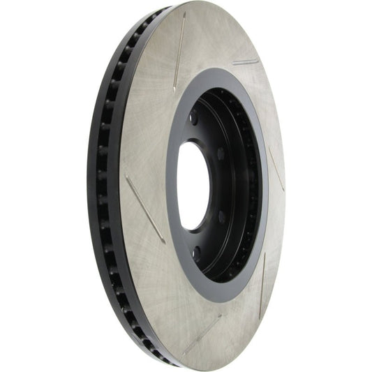 Stoptech - StopTech Power Slot 08 - 09 Infiniti QX4/QX56 / 07 - 09 Nissan Armada Left Front Slotted Rotor - Demon Performance