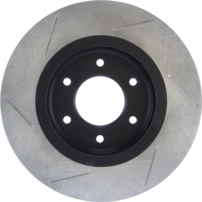 Stoptech - StopTech Power Slot 08 - 09 Infiniti QX4/QX56 / 07 - 09 Nissan Armada Left Front Slotted Rotor - Demon Performance
