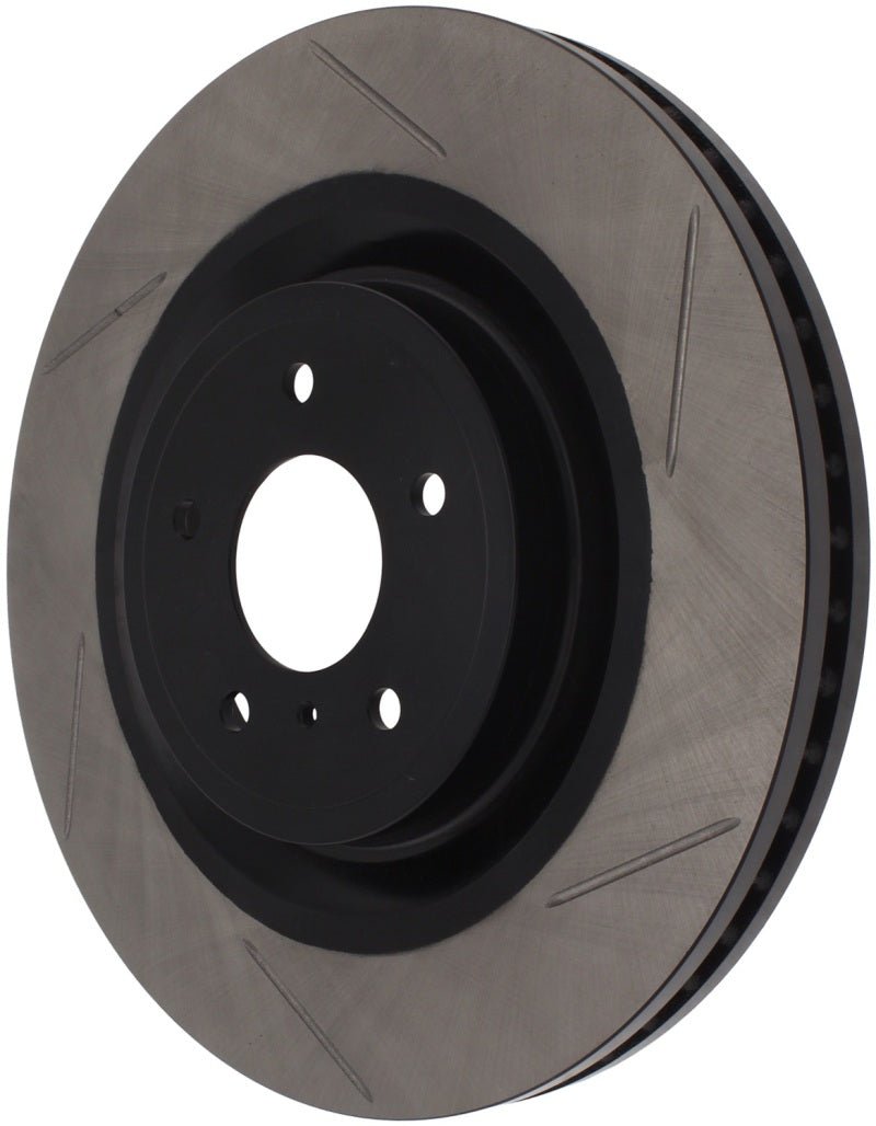 Stoptech - StopTech Power Slot Nissan 370z / Infiniti G37 SportStop Slotted Front Left Rotor - Demon Performance