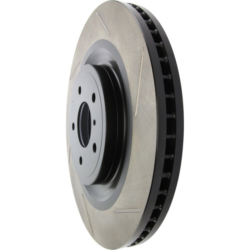 Stoptech - StopTech Power Slot Nissan 370z / Infiniti G37 SportStop Slotted Front Left Rotor - Demon Performance