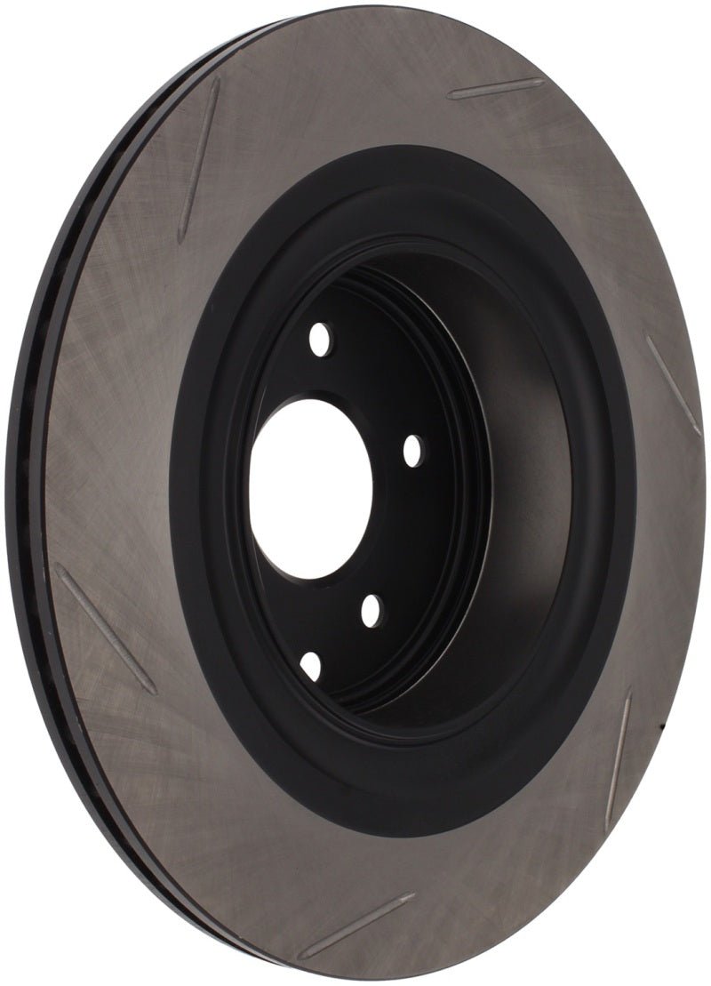 Stoptech - StopTech Power Slot Nissan 370z / Infiniti G37 SportStop Slotted Rear Left Rotor - Demon Performance