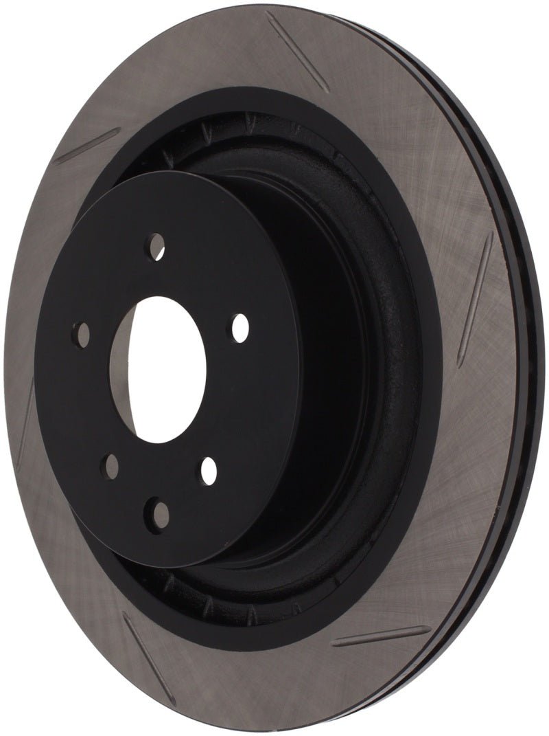 Stoptech - StopTech Power Slot Nissan 370z / Infiniti G37 SportStop Slotted Rear Left Rotor - Demon Performance