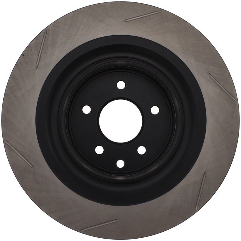Stoptech - StopTech Power Slot Nissan 370z / Infiniti G37 SportStop Slotted Rear Left Rotor - Demon Performance