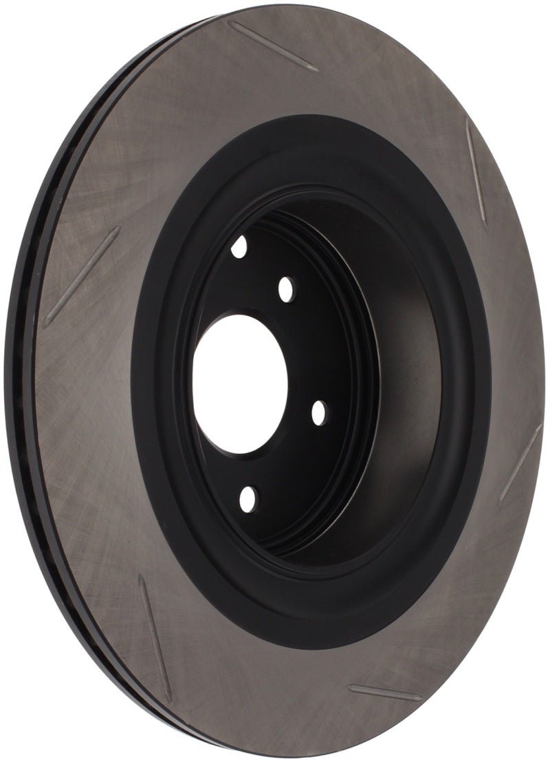 Stoptech - StopTech Power Slot Nissan 370z / Infiniti G37 SportStop Slotted Rear Right Rotor - Demon Performance