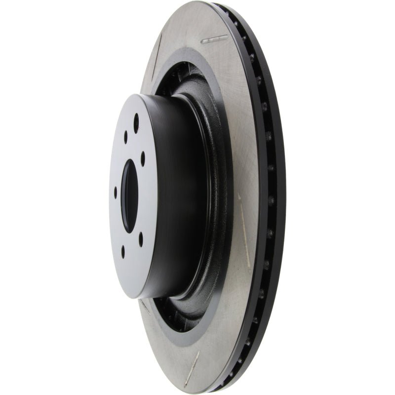 Stoptech - StopTech Power Slot Nissan 370z / Infiniti G37 SportStop Slotted Rear Right Rotor - Demon Performance